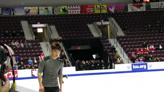Yuzuru Hanyu 2016 Skate Canada practice 2016-10-29 - FS