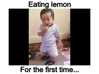 Most and best funny clip to eat lemon | 2016 whatsapp funny clips