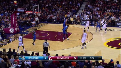 LeBron Powers Dunk Over Vucevic for And 1