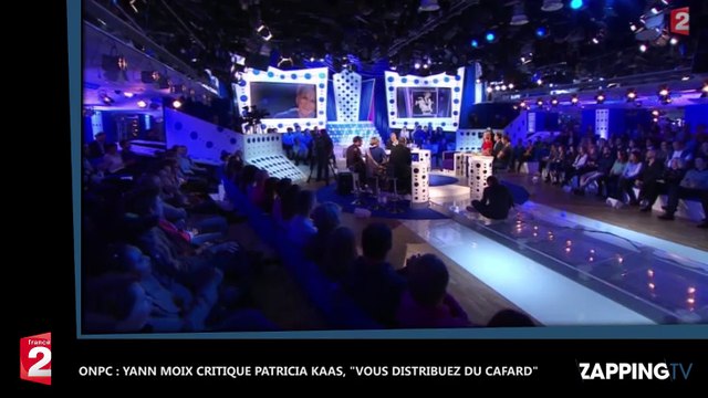 ONPC : Yann Moix critique Patricia Kaas, Vous distribuez du cafard (Vidéo)