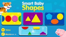 Learning Shapes And Colors Game For Toddlers - Smart Baby Shapes - TwinkleStarsTV Fun Games For Kids