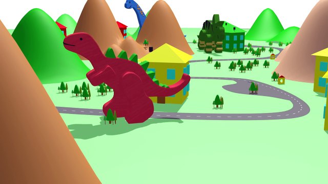 Wooden Dinosaurs Finger Family Nursery Rhymes From Toy For Kids - Kids 312 Rhymes