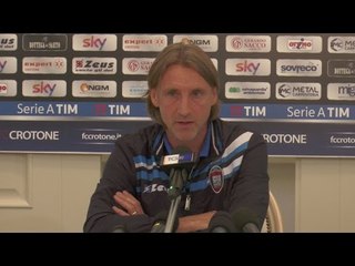 Verso #CrotoneChievoVerona, mister Nicola in conferenza