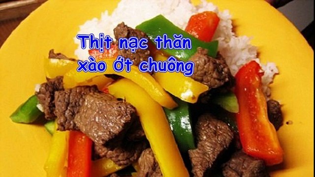 Hướng dẫn cách làm thịt nạc thăn xào ớt chuông ngon và bổ dưỡng
