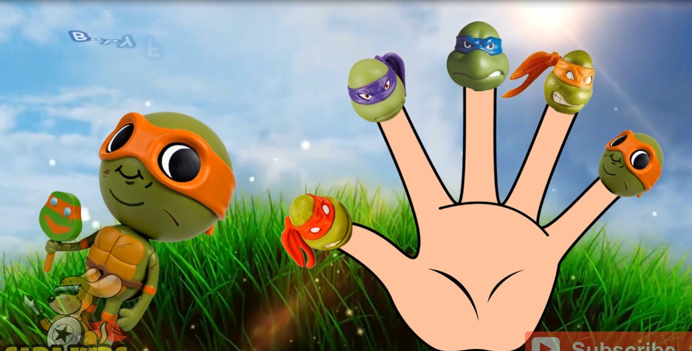 Finger Family Ninja Turtles  Nursery Rhymes For Children  Best Kid Songs