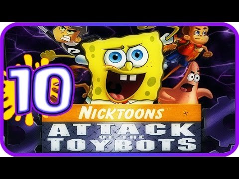Nicktoons: Attack of the Toybots Walkthrough Part 10 (PS2, Wii)