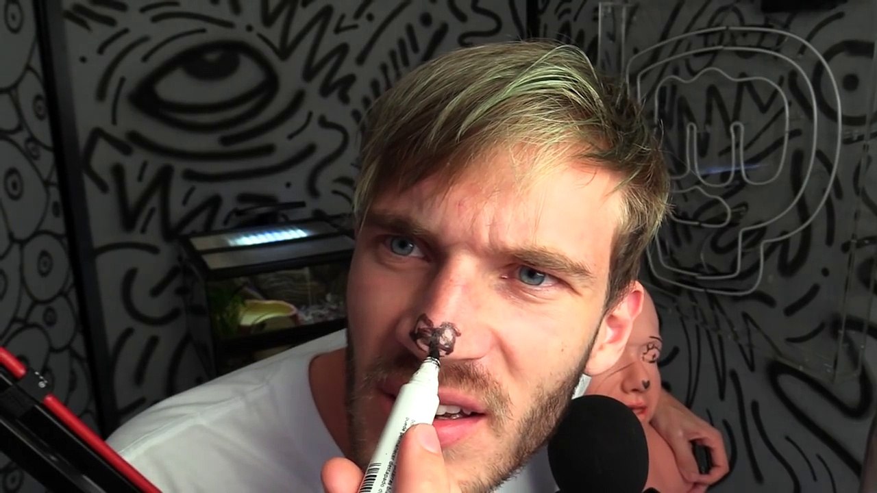 HALLOWEEN MAKEUP TUTORIAL || PewDiePie