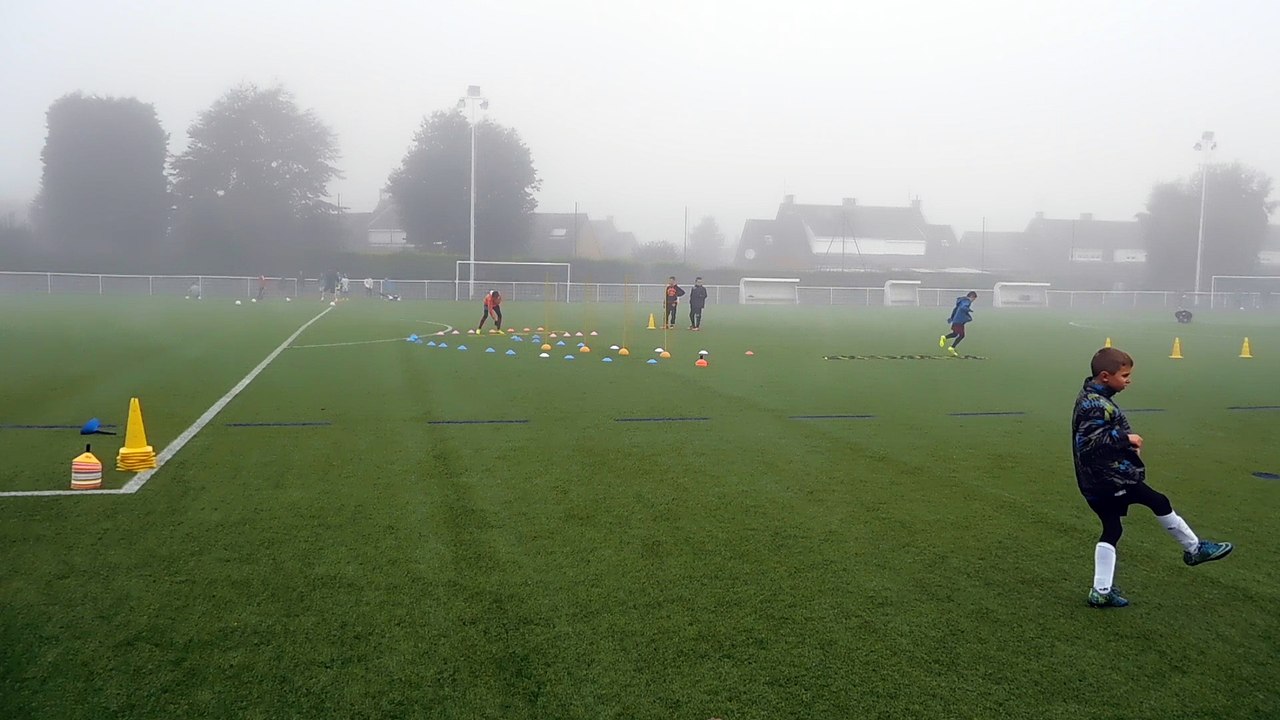 STAGE DE TOUSSAINT DU FCA - Séance d'entrainement