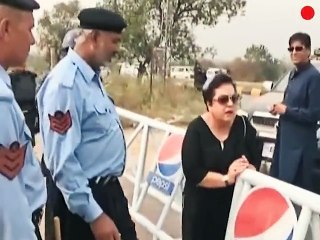 Shireen Mazari Dabang Entry in Bani Gala