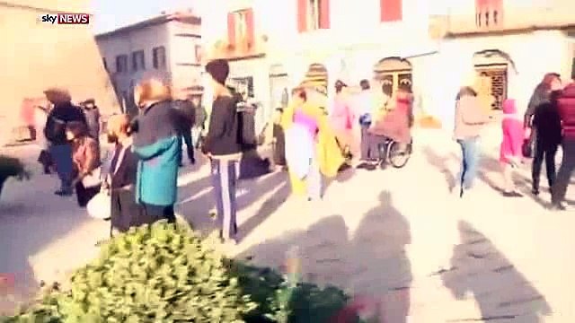 Magnitude Earthquake Hits Central Italy Buildings Collapse