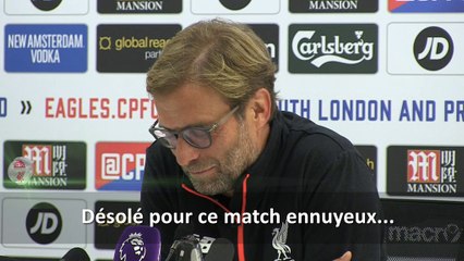 10e j. - Klopp : "Désolé pour ce match ennuyeux"