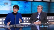 Christine Boutin - IVG et le Père dans tout cela (Face à Catherine Lemorton dans droit de suite sur LCP)