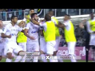 Brasileirão 2016 - Santos 1 x 0 Palmeiras