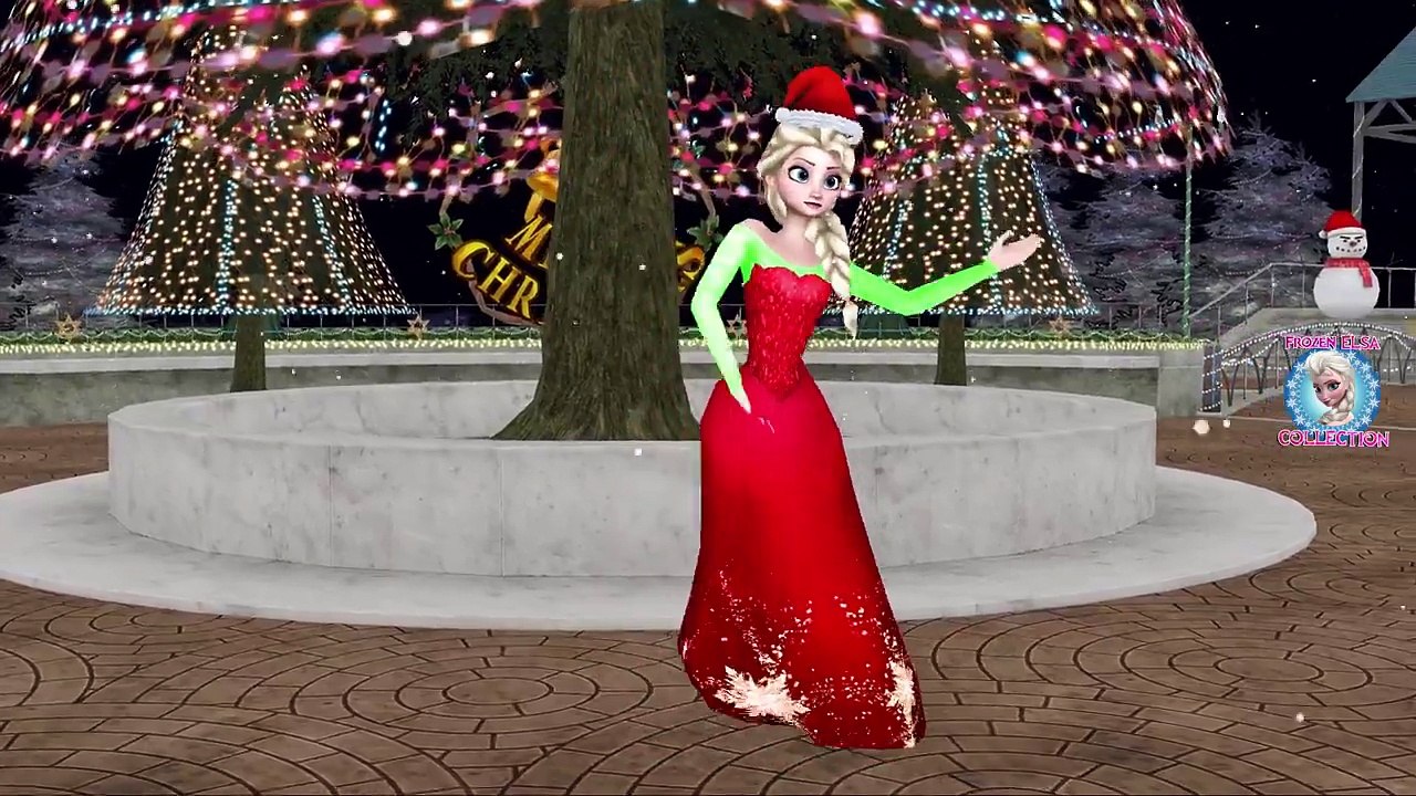 Frozen Elsa Merry Christmas Celebrations Finger Family Rhymes | Frozen Elsa Kids Rhymes Collection