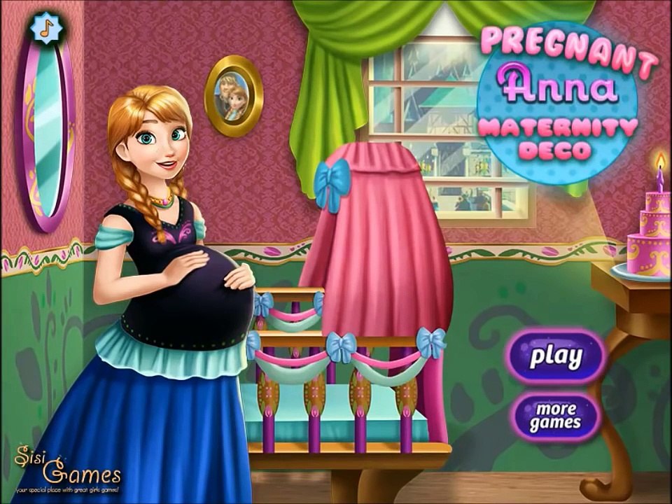 Enjoy Pregnant Anna Maternity Deco Game Video for Little KidsNew