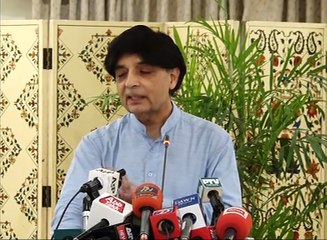Chaudhry Nisar Ali Khan Speech Sunday 30 Oct (part-1)
