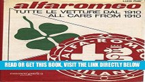 [FREE] EBOOK Alfa Romeo Tutte Le Vetture Dal 1910 All Cars From 1910 BEST COLLECTION