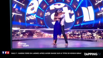 DALS 7 : Karine Ferri en larmes à après avoir dansé sur le titre de Kendji Girac (vidéo)