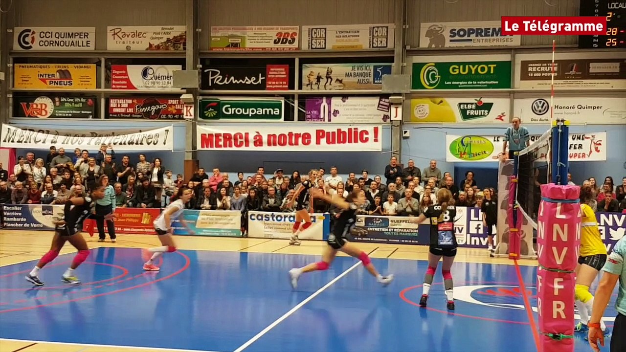 Volley-ball Ligue A féminine. Quimper retrouve le sourire à domicile
