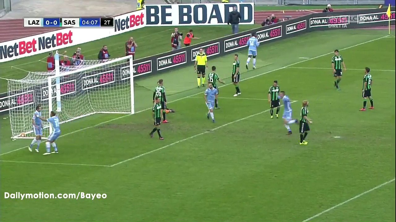 Senad Lulic Goal HD - Lazio 1-0 Sassuolo - 30-10-2016