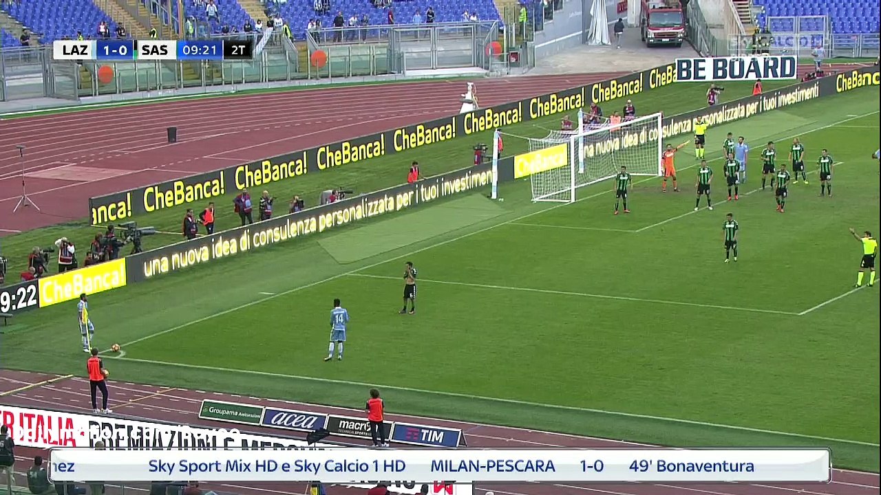 Ciro Immobile Goal HD - Lazio 2-0 Sassuolo - 30-10-2016