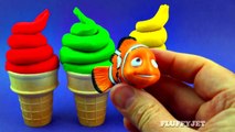 Learning Colors with Play Doh Ice Cream Cone Surprise Toys for Children Peppa Pig Thomas & Friends-kids toys