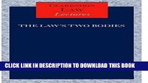 Ebook The Law s Two Bodies: Some Evidential Problems in English Legal History (Clarendon Law