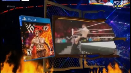 Cesaro & Sheamus vs New Day [24OCT16] español