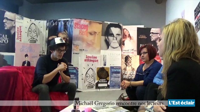 Gregorio rencontre les lecteurs de l'Est-éclair