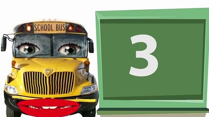Numbers Song (School Bus) - Educational Videos for Kids