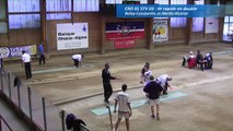 Premier tour, tir rapide double, Club Elite Masculin J3, CRO Lyon contre Saint-Vulbas, Sport Boules, saison 2016-2017