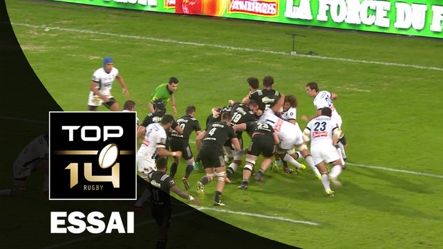 TOP 14 ‐ Essai Lucas POINTUD (CAB) – Brive-Clermont – J9 – Saison 2016/2017