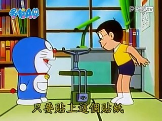 多啦A梦国语版 倒立贴纸