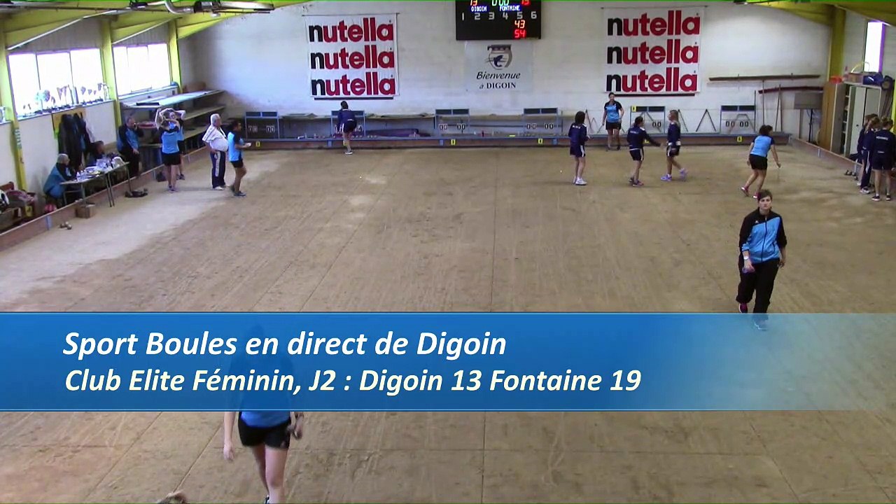 Quatrième tour, Club Elite féminin, J2, Digoin...