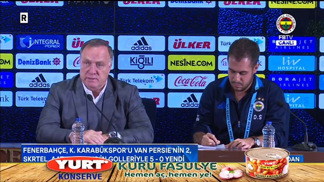 Advocaat'ın Basın Toplantısı - Fenerbahçe 5-0 Kardemir Karabükspor