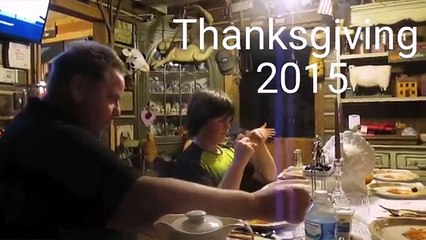 WILLIAM THROWS THE THANKSGIVING TURKEY