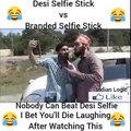 Desi selfie stick