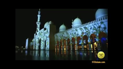 Masjid Changing Colors With The Azan