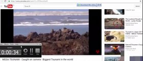 MEGA TSUNAMI   Caught on camera   Biggest Tsunami in the world caught on tape