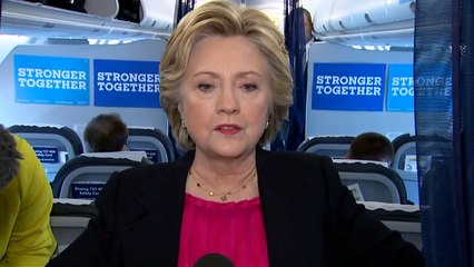 Reptilian eyes confirmed﻿ Hillary Clinton On Debate Campaign 'Had A Great Time Last Night'