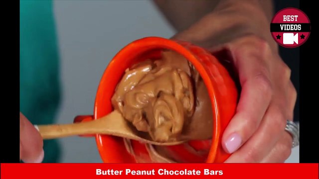 Butter Peanut Chocolate Bars - Best Videos