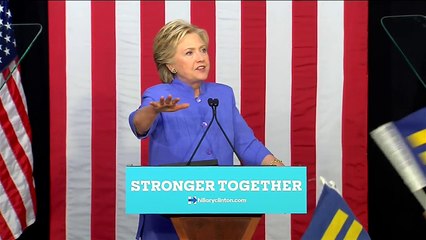 Clinton calls Trump's 'image as a philanthropist' a 'facade'