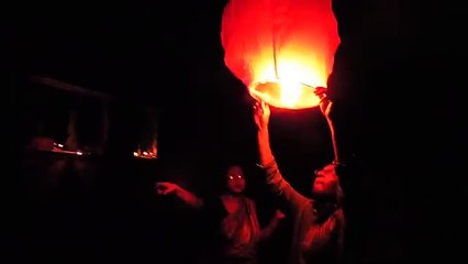Sky Lantern  Fanush on Diwali (11th Nov,2015)