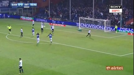 Fabio Quagliarella Goal HD - Sampdoria 1-0 Internazionale - 30.10.2016 HD