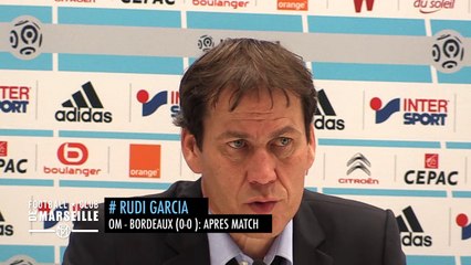 OM -Bordeaux : La réaction de Rudi Garcia