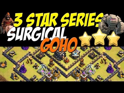 3 Star Series: SURGICAL GOHO Attack Strategy TH 9 with Archers + Healer Lure | Clash of Clans