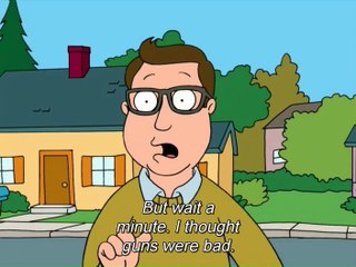 Guns don't kill people