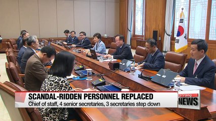 President Park announces secretaries reshuffle on rising calls with Choi scandal