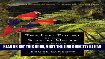 [EBOOK] DOWNLOAD The Last Flight of the Scarlet Macaw: One Woman s Fight to Save the World s Most