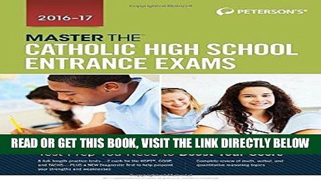 [EBOOK] DOWNLOAD Master the Catholic High School Entrance Exams 2016-2017 PDF